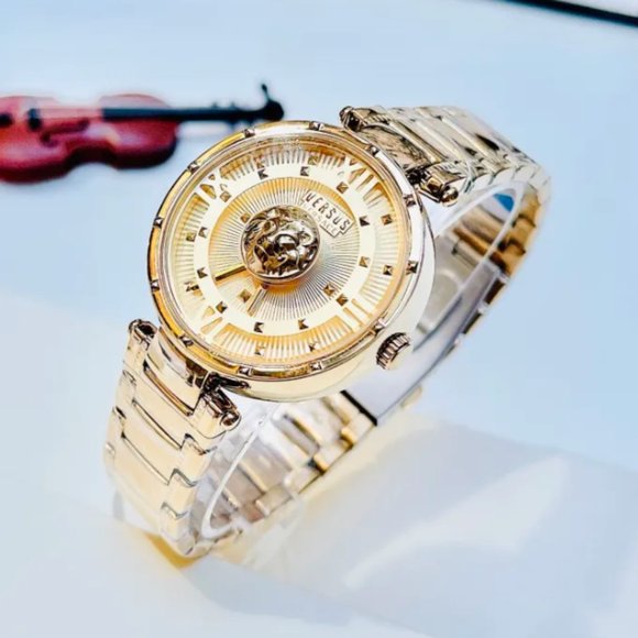Versace Gold Women's Luxury 38mm Watch